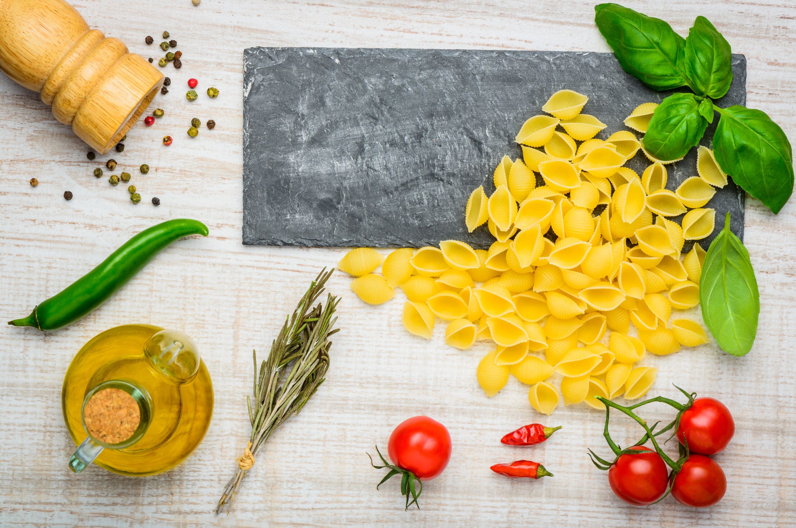 Conchiglie ist eine Art von Pasta.